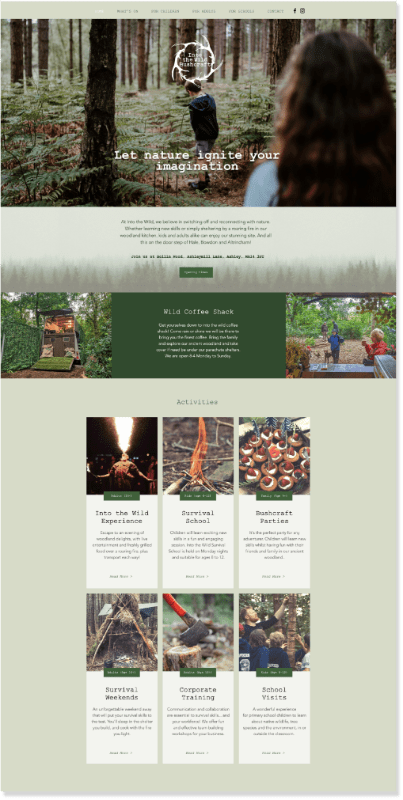 ITW-Homepage1 400 x 800 Into The Wild homepage image for A Better Planet project page